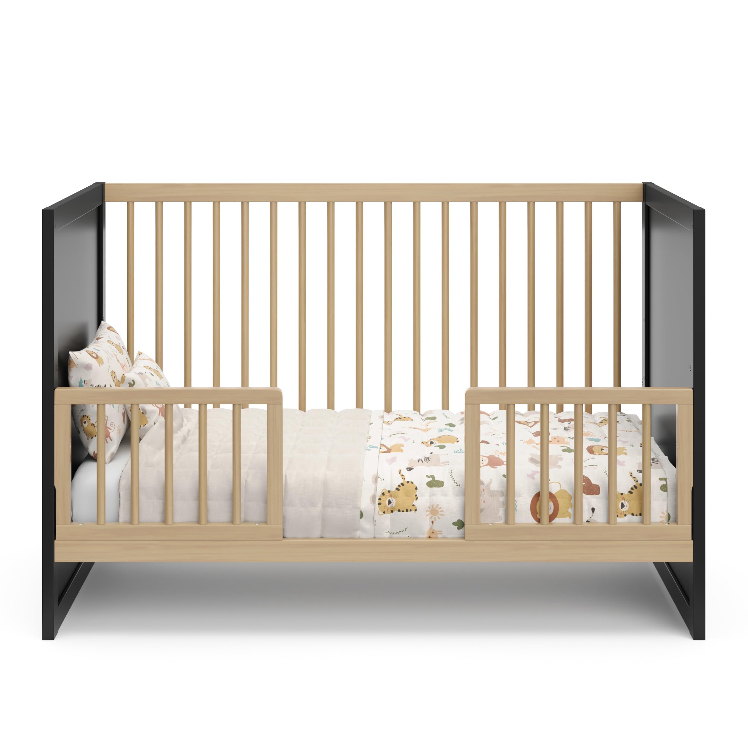 Bed Railing Oxford Baby Montauk Crib To Toddler Bed Guard Rail Bed