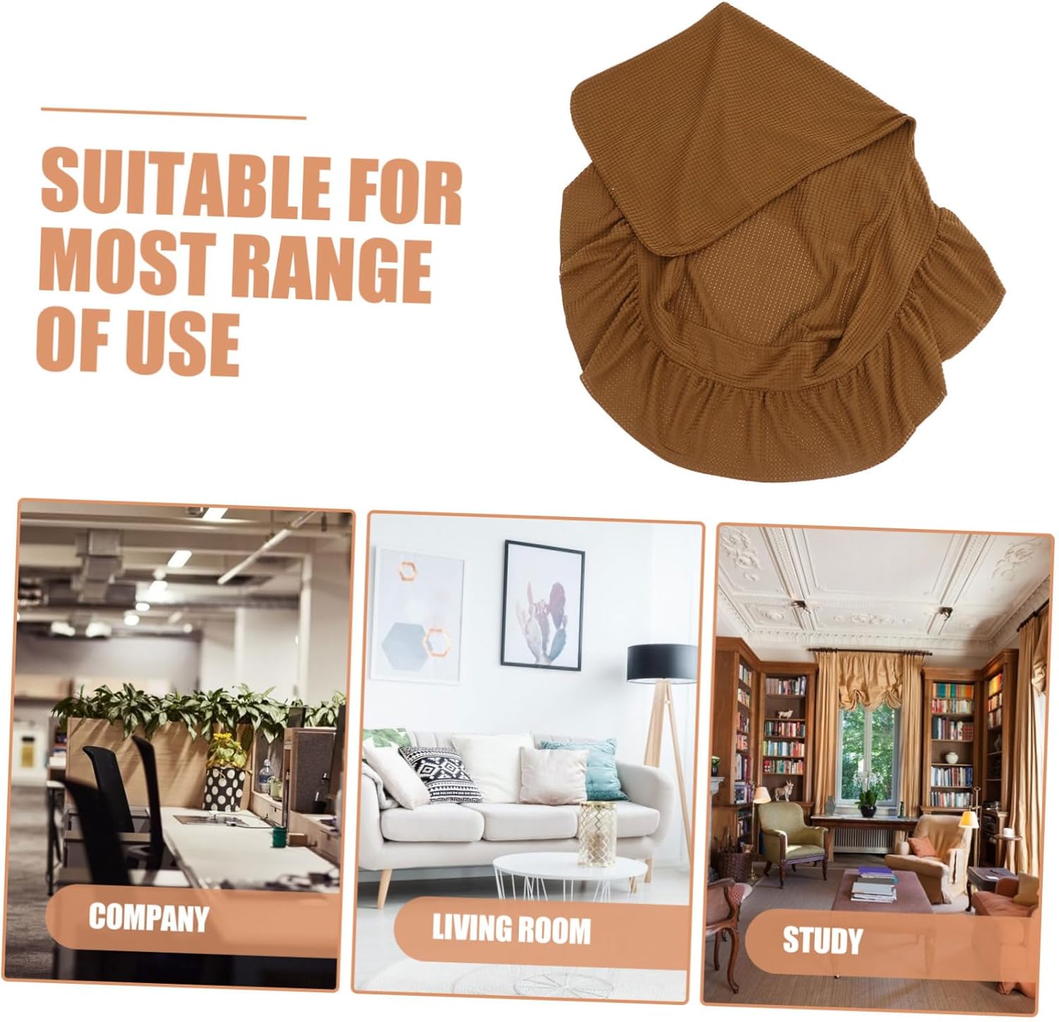 6pcs Stretch Chair Elastic Dining Chair Protector Stylish Design Easy to Install Fits for Dining Room and Kitchen