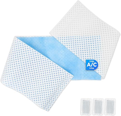 Paquete de 3 filtros reutilizables tipo A o C, filtro de piscina sobre el suelo, solo cartucho de repuesto adecuado para filtro de piscina (solo