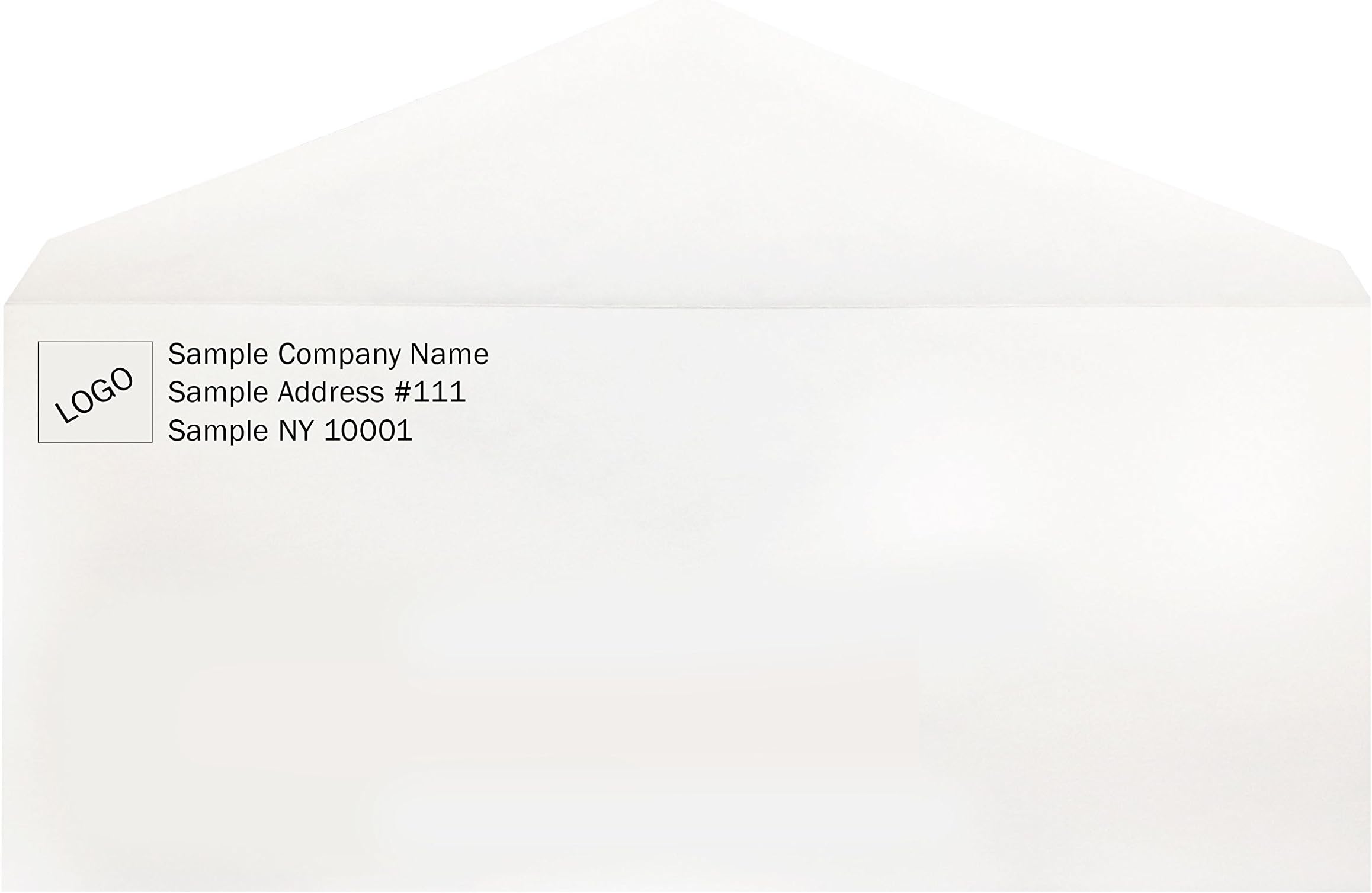 Business Envelopes Custom Printed Envelopes – 100 Count Supply of Standard #10 Envelopes with Gummed Seal & Free Personalization for Home, Office, Business & More – 4 1/8 x 9 ½ Inch – White