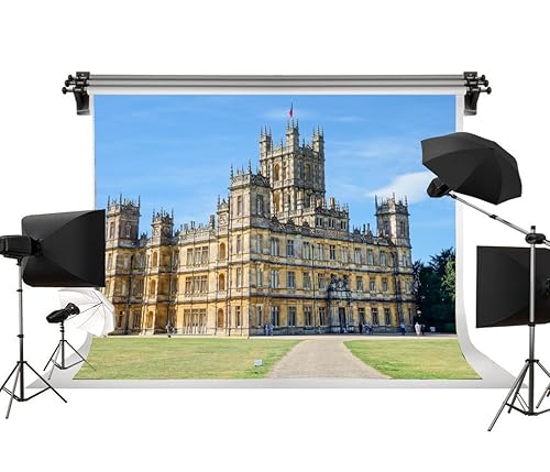 Highclere Castle Backdrop England Country House Photography Background 7x5ft Downton