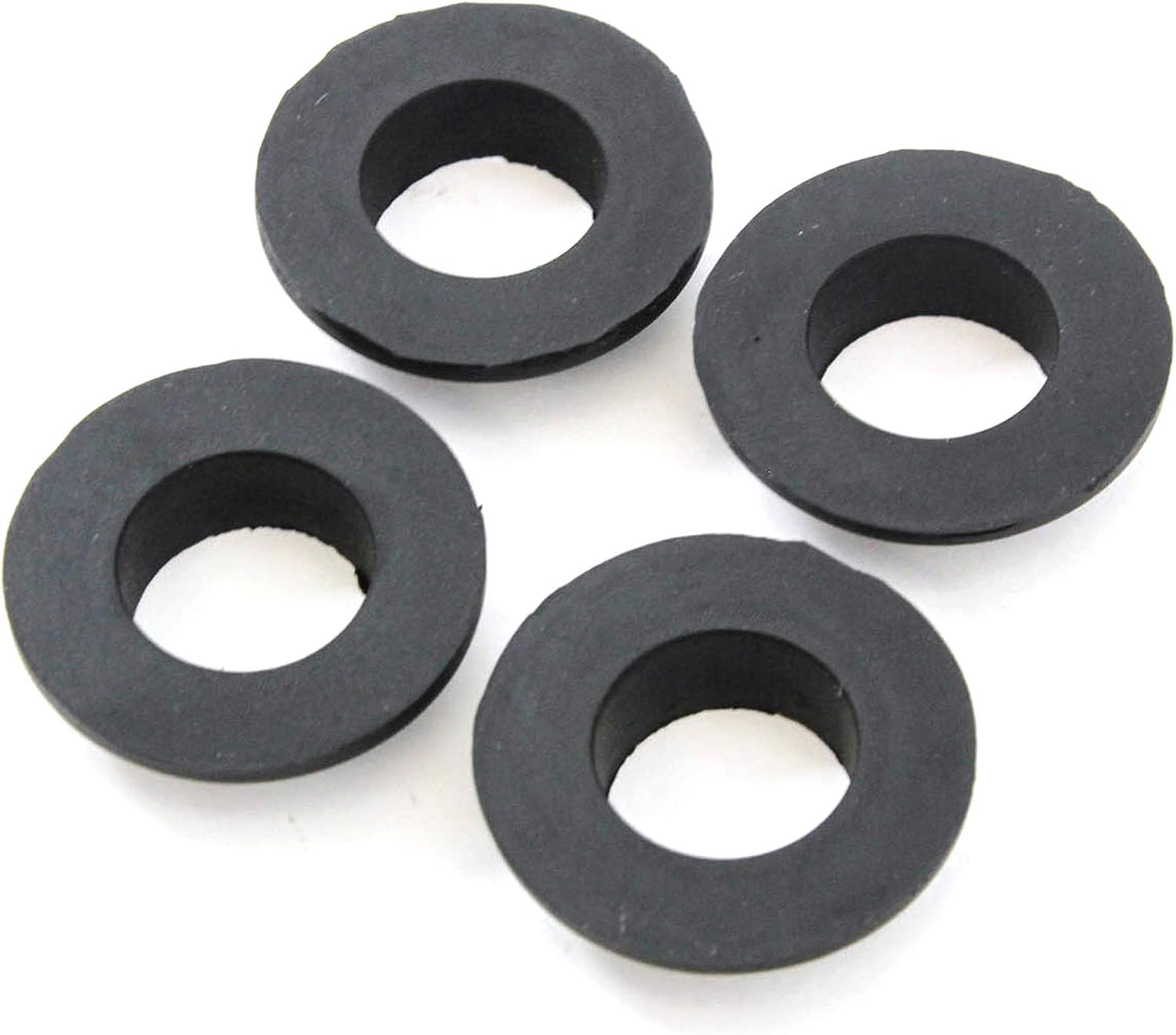 Red Hound Auto D-Ring Shackle Isolator Compatible with Jeep Towing Off Road Kit 3/4 Inches Silencer Clevis 4pc Set
