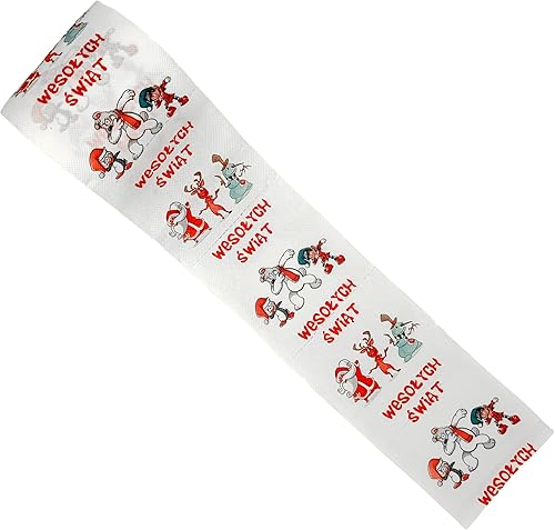 Miniatura 9 de Decoraciones de papel higiénico de Navidad, regalos de papel higiénico con patrón de muñeco de nieve de Navidad, regalos de vacaciones, servilletas