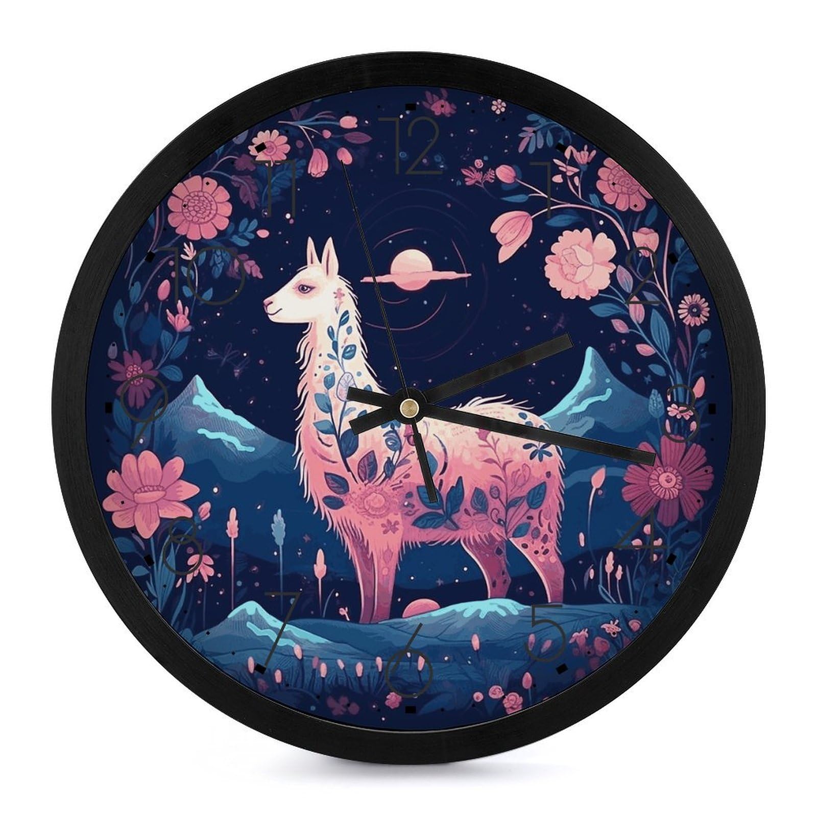 Horloge murale alpaga pour créer une ambiance douce en chambre