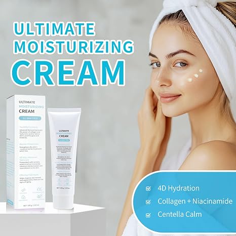 Glowage Repair Face Cream with Centella & Niacinamide Lightweight Moisturising Cream Face for All Skin Types Daily Face Cream with Centella Asiatica Ultimate Moisturiser Cream Pore Minimising