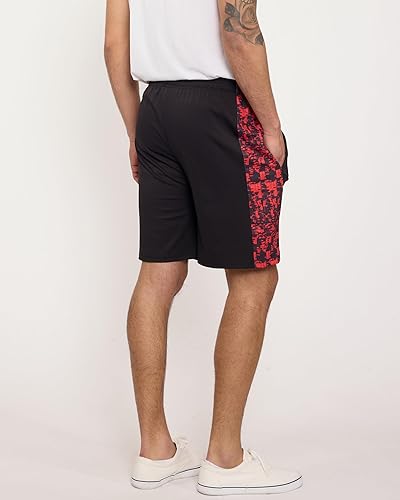 Vista 20 de Paquete de 5 pantalones cortos deportivos de secado rápido para hombre, shorts para correr, gimnasio, entrenamiento, casuales, con bolsillos