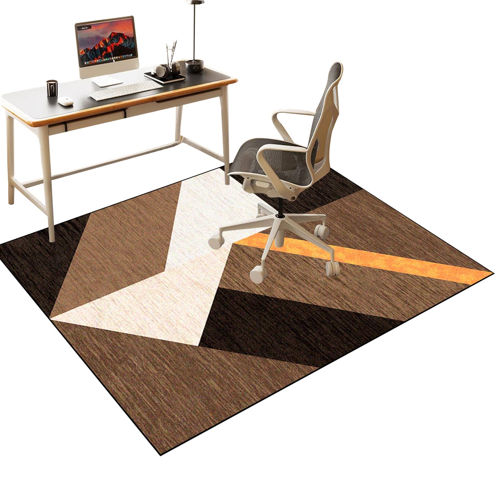 Office Chair Mat for Carpeted and Hardwood Floor, Desk Chair Mat for wooden Floors, Heavy Duty Gaming Chair Mat for Office Home, Floor Protector Mat for Rolling Chair, Computer Chair Rug 70 x 80 cm โ image 1