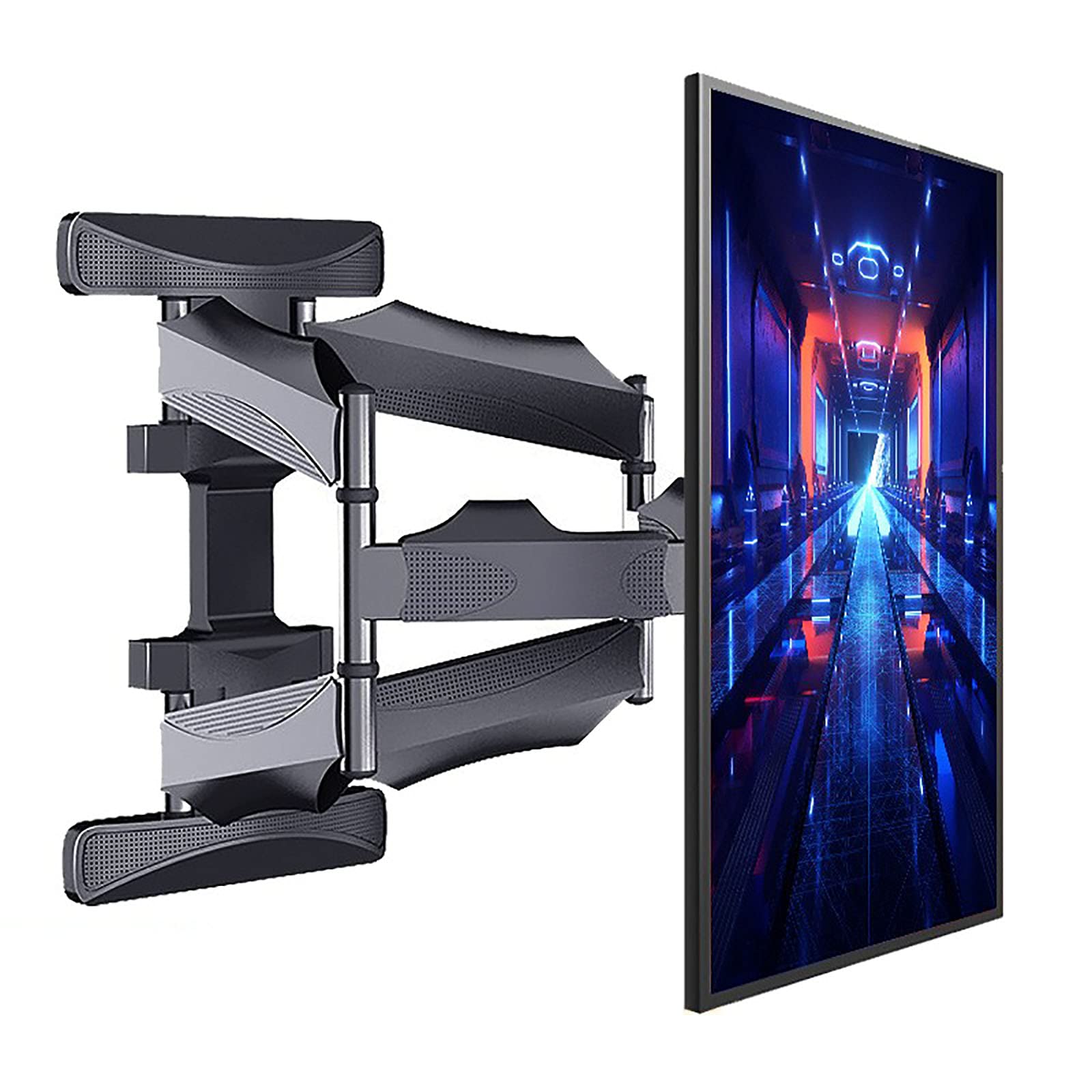 CGCSYZ TV Wall Mount for Most 32-70 Inch Flat Tvs TV Bracket Dual Swivel Articulating Tilt 6 Arms Holds Up to 77Lbs Max VESA 400X400mm