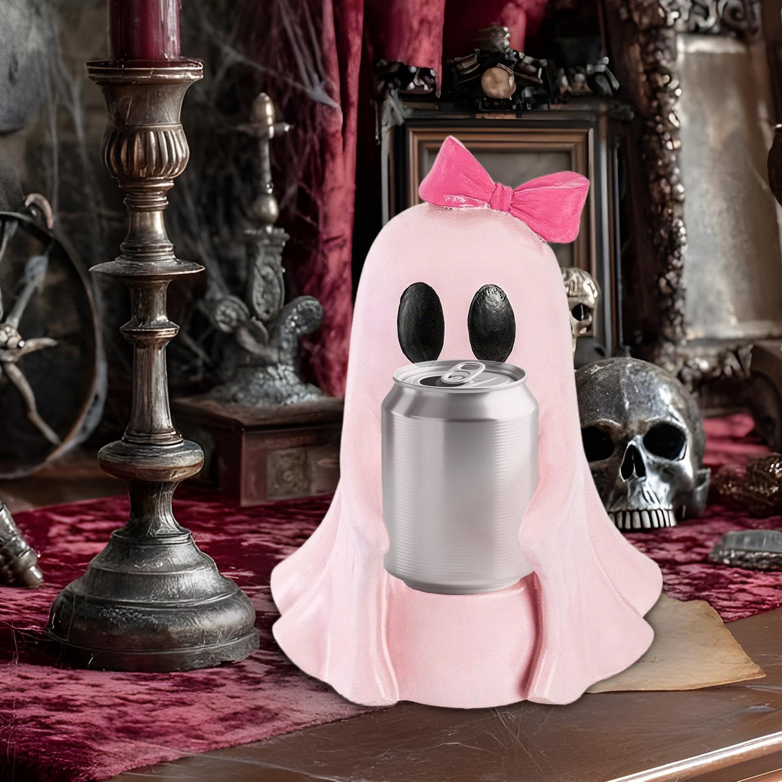 Soporte para Bebidas con espíritu de Halloween, Espeluznante Soporte para