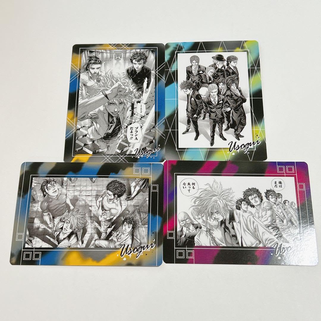 嘘喰いカフェ 斑目貘グッズ 4点 嘘喰い アクリルスタンド (1)斑目貘[メディコス