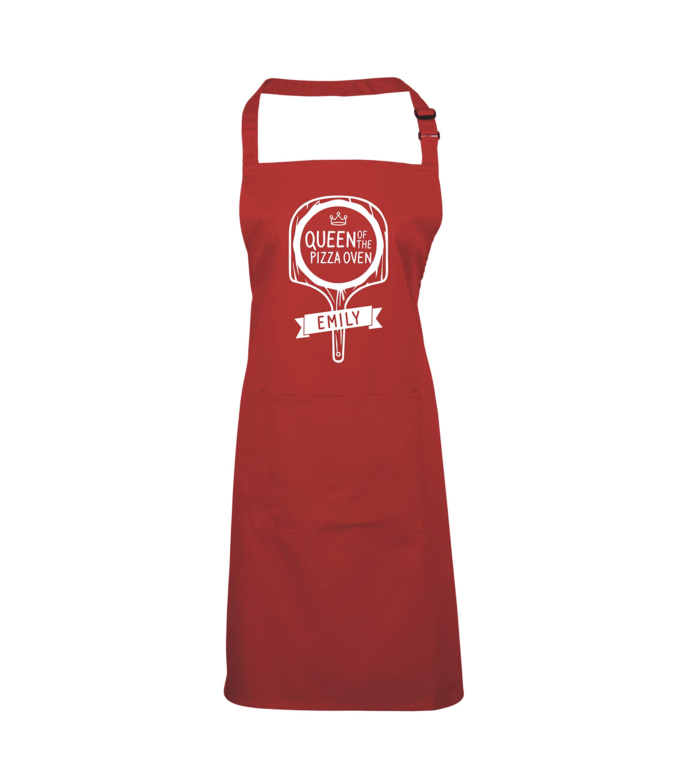 Edward Sinclair | Red Apron | QUEEN of the Pizza Oven | White Print