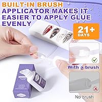 Vista 7 de Pegamento de uñas para uñas de acrílico.