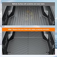 Vista 3 de powoq Tapete para cama de camioneta de 6 pies compatible con forro de cama de camioneta Toyota Tacoma 2005-2023 Material TPE de reemplazo