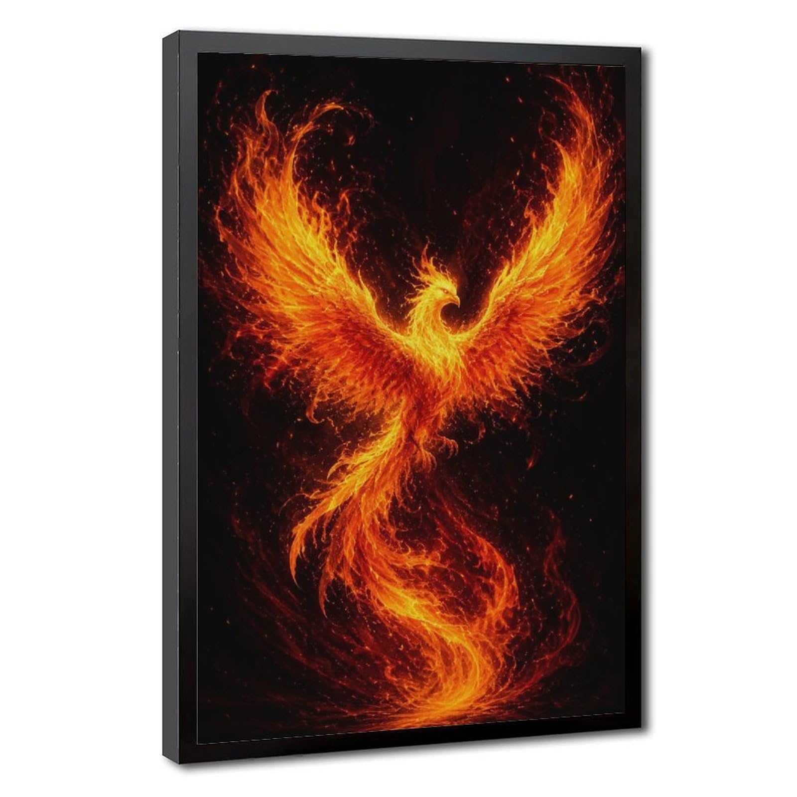 FDKLS The Phoenix Reborn from The Ashes Poster Canvas Poster for Dorm Room Decor Gift