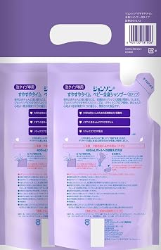 Johnson's Baby Bundle Purchase Sleepy Time Baby Full Body Shampoo, Foam Type, Refill, 11.8 fl oz 350 ml x 2 pieces