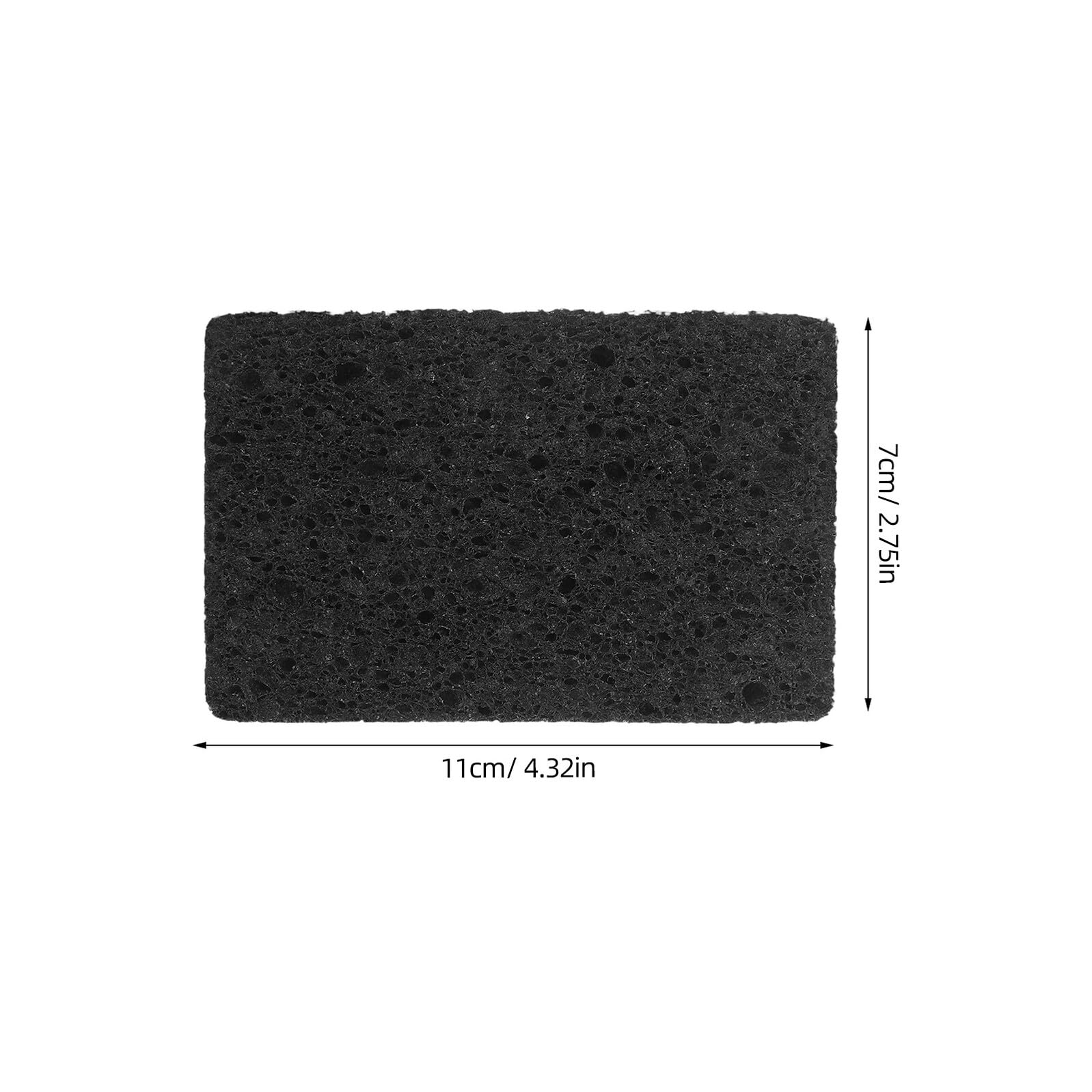 Mobestech 20 Stück Zelluloseschwämme Spülschwämme Kratzfrei Schwarz 11X7X25cm mit Hoher Saugfähigkeit für Küche Haushalt Bad Reinigung
