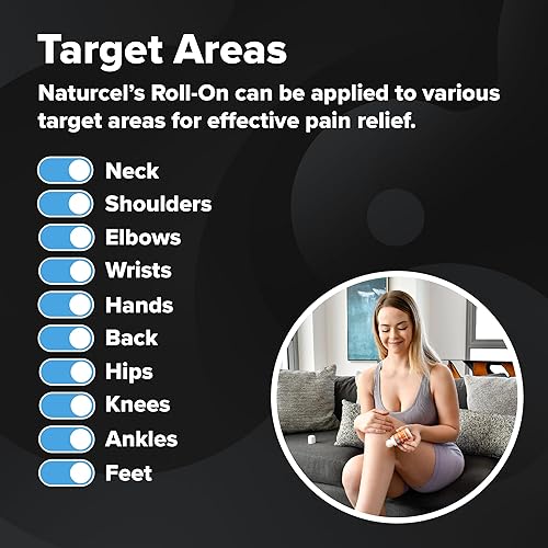 Miniatura 6 de Roll-On deportivo, 2 onzas líquidas, alivio tópico para dolores y dolores de músculos y articulaciones, enfriamiento, acción rápida, rodillo de