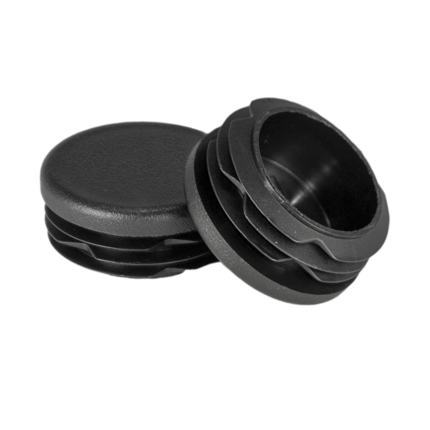 10 Pack 1 1/4" (31.75 mm) Round Black Plastic Hole Plug 1.25 Inch Cap