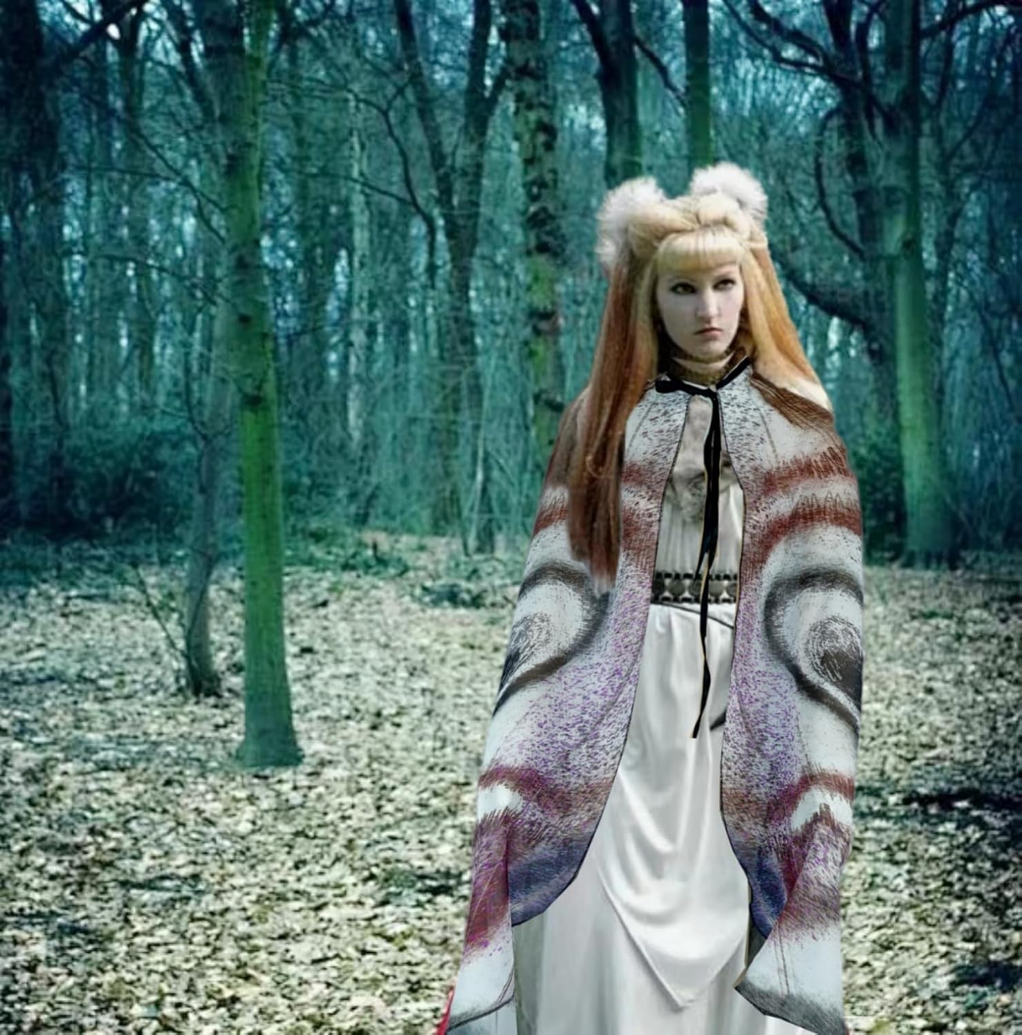 Halloween Butterfly Wings Costume for Womens, Moth Wings Butterfly Cape Adult Costume with Mask & Headband(3pcs) - Image 7