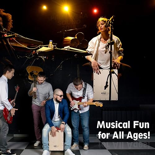 Miniatura 6 de Pyle String Cajon PCJD15 caja de percusión de madera con cuerdas internas de guitarra