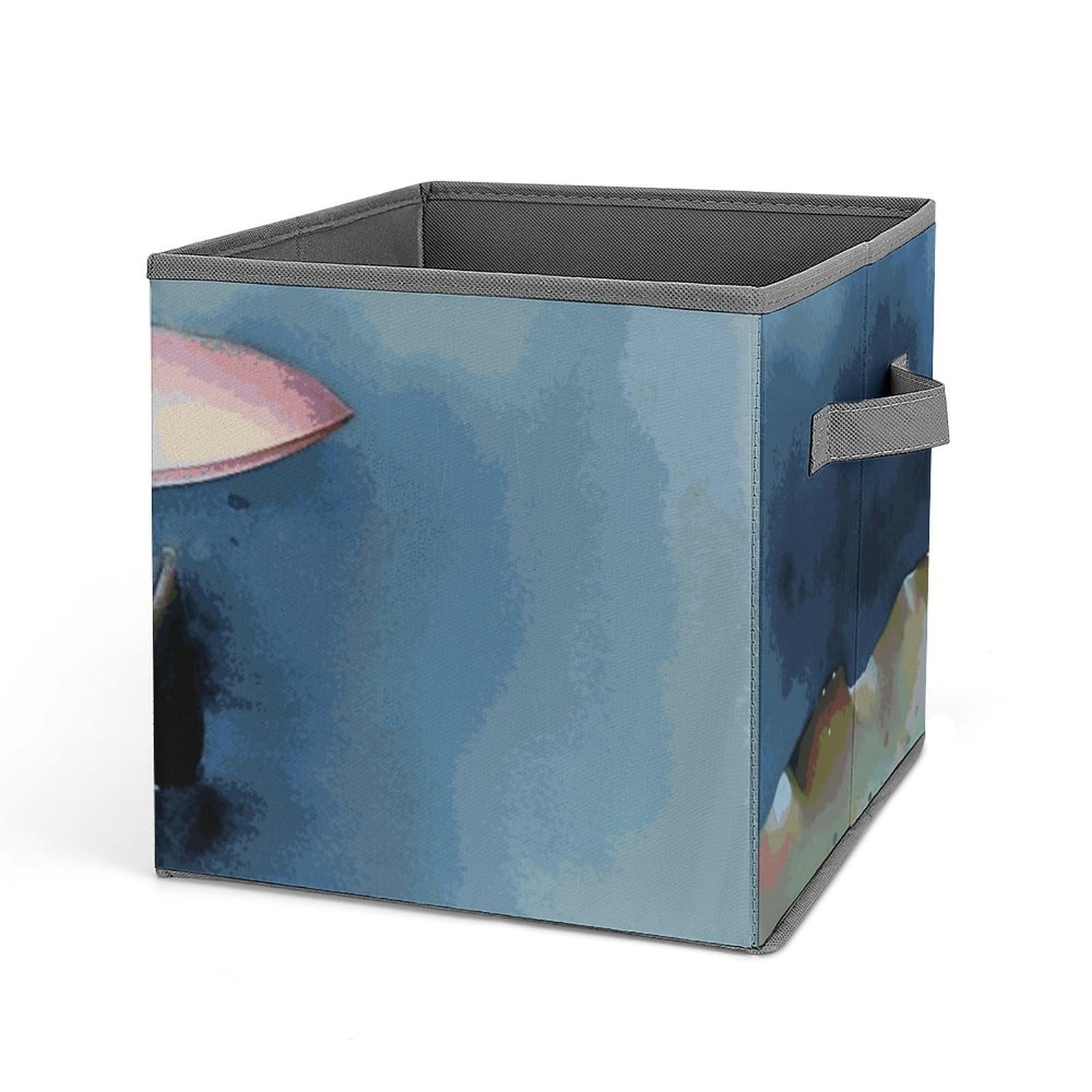 Rangement placard efficace avec ce grand bac en tissu pliable