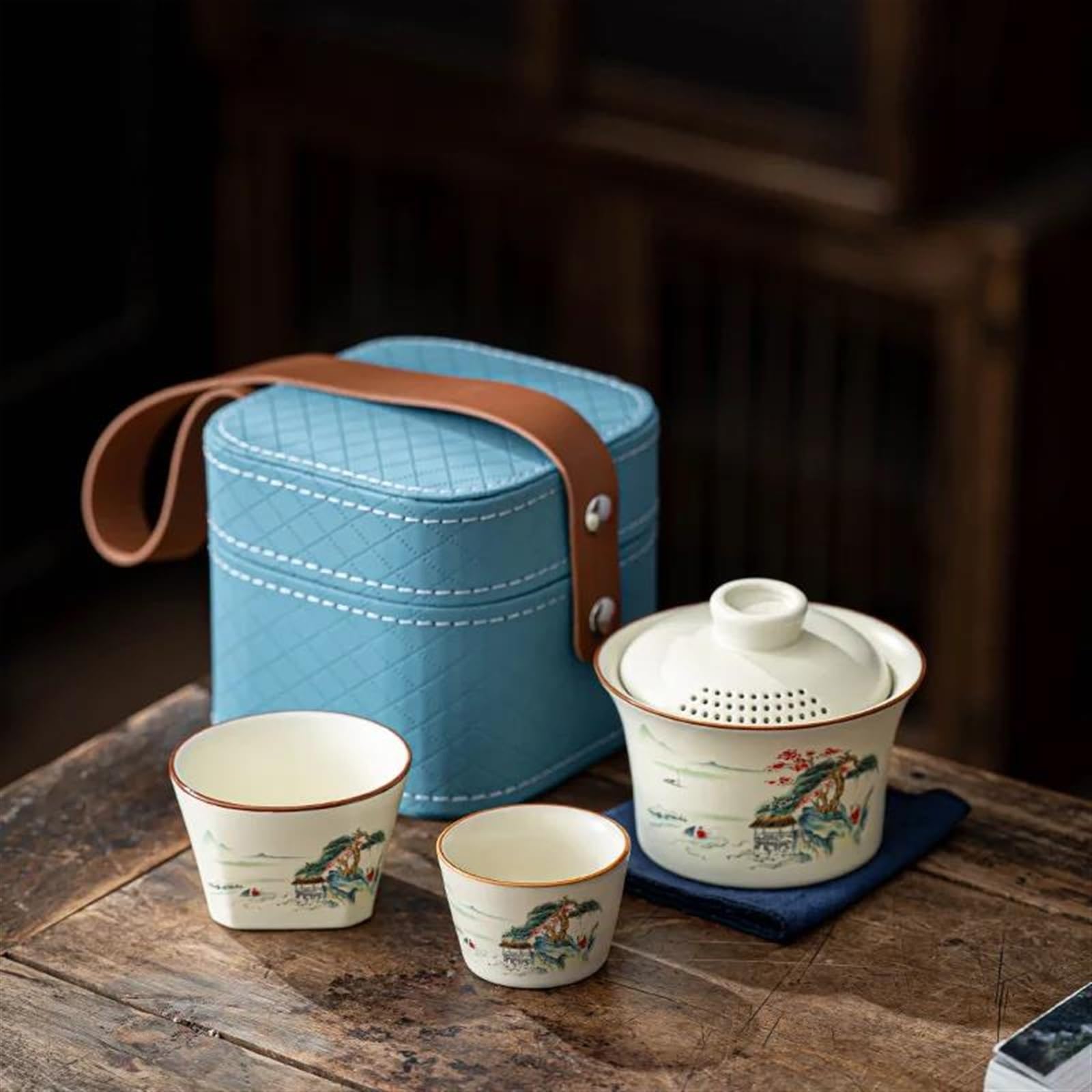 Amazon.co.jp: ティーセット クイックカップ旅行ティーセット車