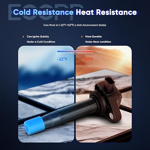 Vista 1569 de ECCPP Bobinas de encendido portátiles de repuesto para automóvil compatibles con Infiniti I30/para Nissan Maxima 3.0L V6 2000-2001 Reemplazo
