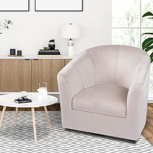 Miniatura 78 de Naomi Home Frida Silla moderna de mediados de siglo, sillas decorativas con marco de madera duradera para sala de estar, silla de lectura con