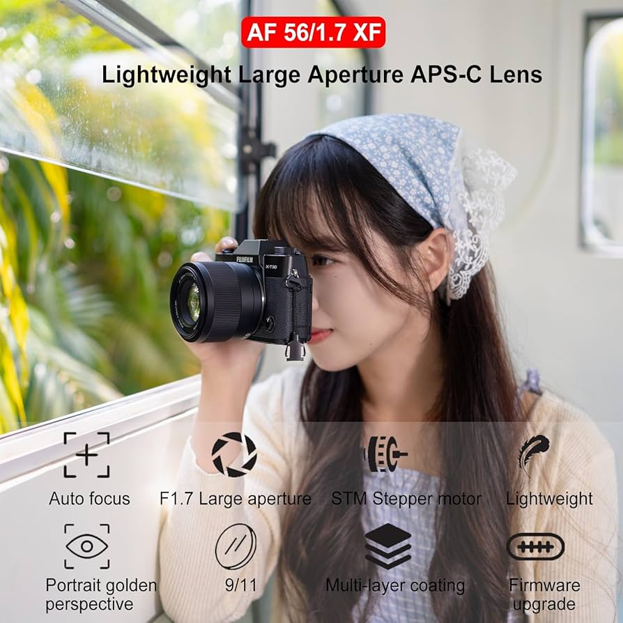 Amazon.com : VILTROX 56mm F1.7 f/1.7 XF-Mount APS-C Lens for