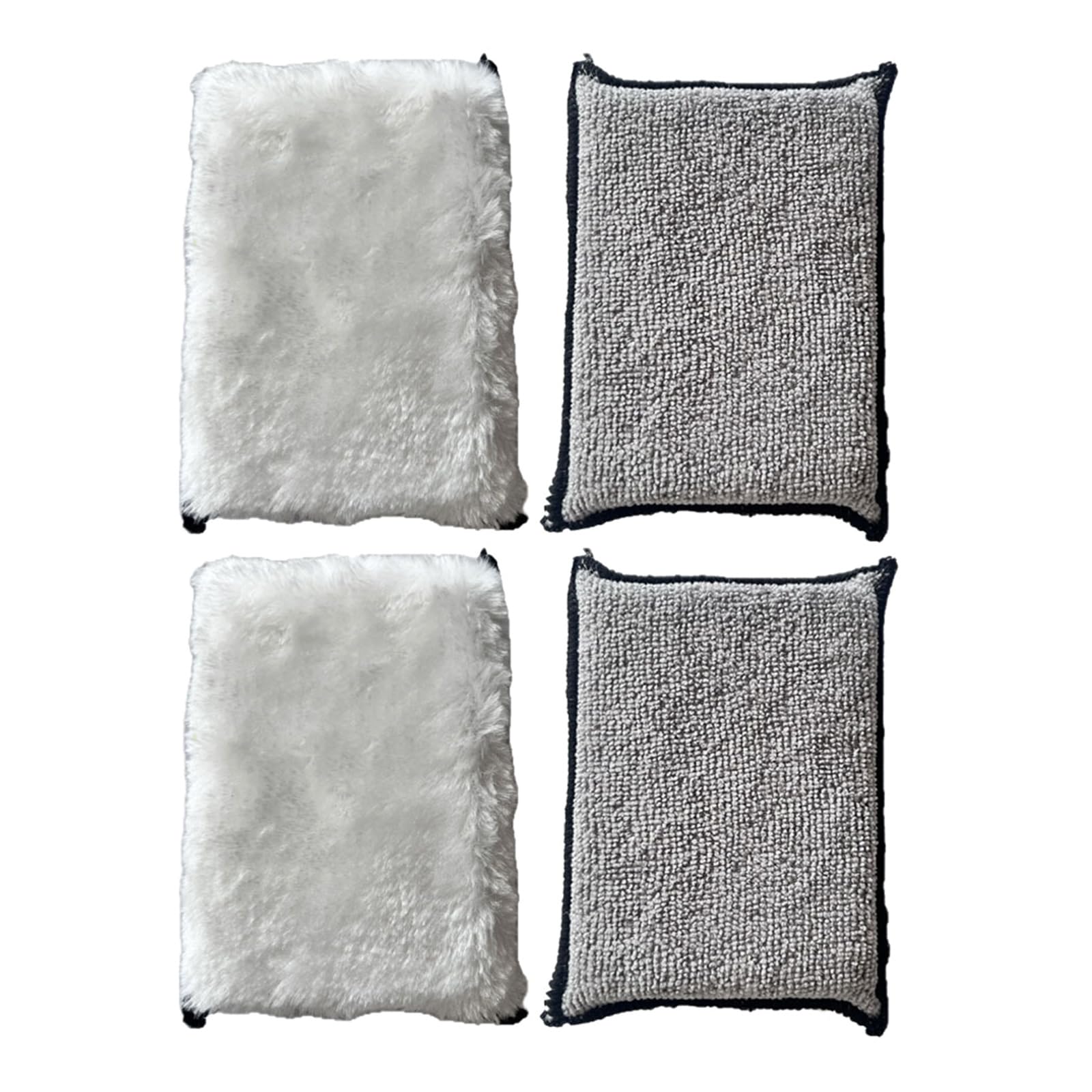 Car Sponge Cleaner Suitable for Interior Detailing & Maintenance Effective Dirt Removal 4pcs Car Cleaner