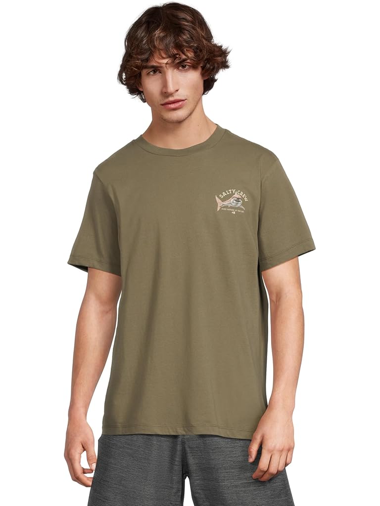 Olive Salty Crew Lurking Short Sleeve Tee