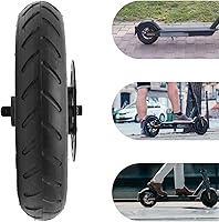 Vista 5 de 9.84 "Scooter eléctrico rueda trasera inflable w/freno de disco neumático sólido rueda cubo disco freno set para Xiao-Mi M365 y 1S Scooter negro