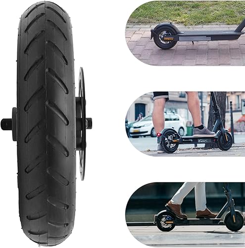 Miniatura 5 de 9.84 "Scooter eléctrico rueda trasera inflable w/freno de disco neumático sólido rueda cubo disco freno set para Xiao-Mi M365 y 1S Scooter negro
