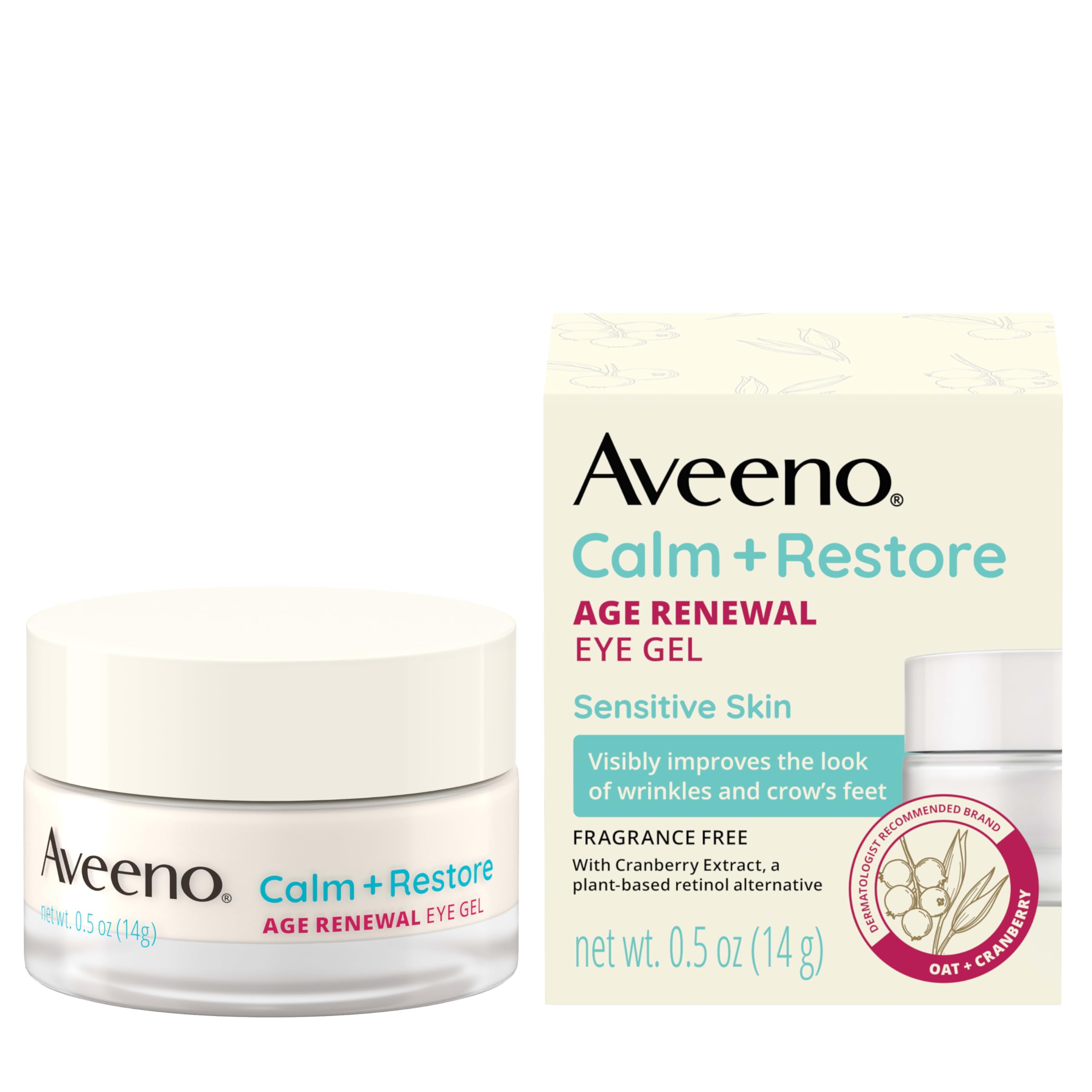 Aveeno Calm + Restore Age Renewal Anti-Aging Eye Gel