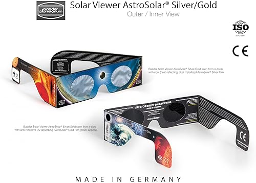 Miniatura 2 de Baader Solar Viewer AstroSolar - Gafas Eclipse plateadasdoradas # 2459294 - Paquete de 5
