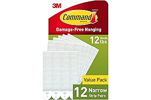 Effortless Picture Hanging: Command Narrow Damage-Free Picture Strips