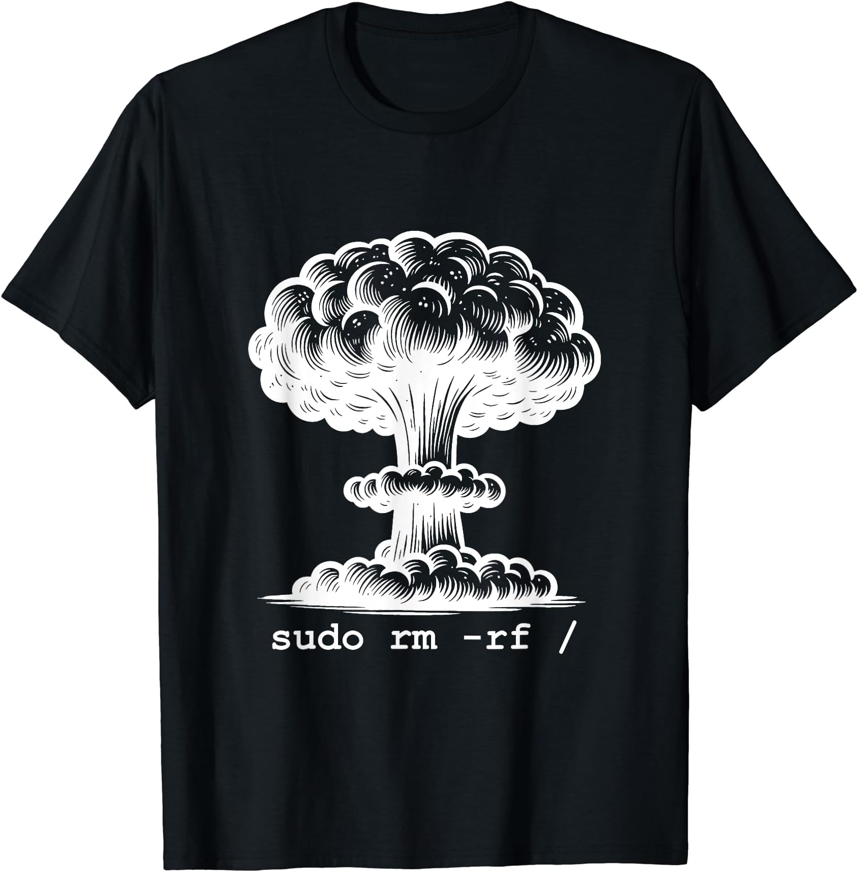 Linux Designs by FasazaLinux - Funny Linux Command Sudo RM RF for Men Women Linux T-Shirt