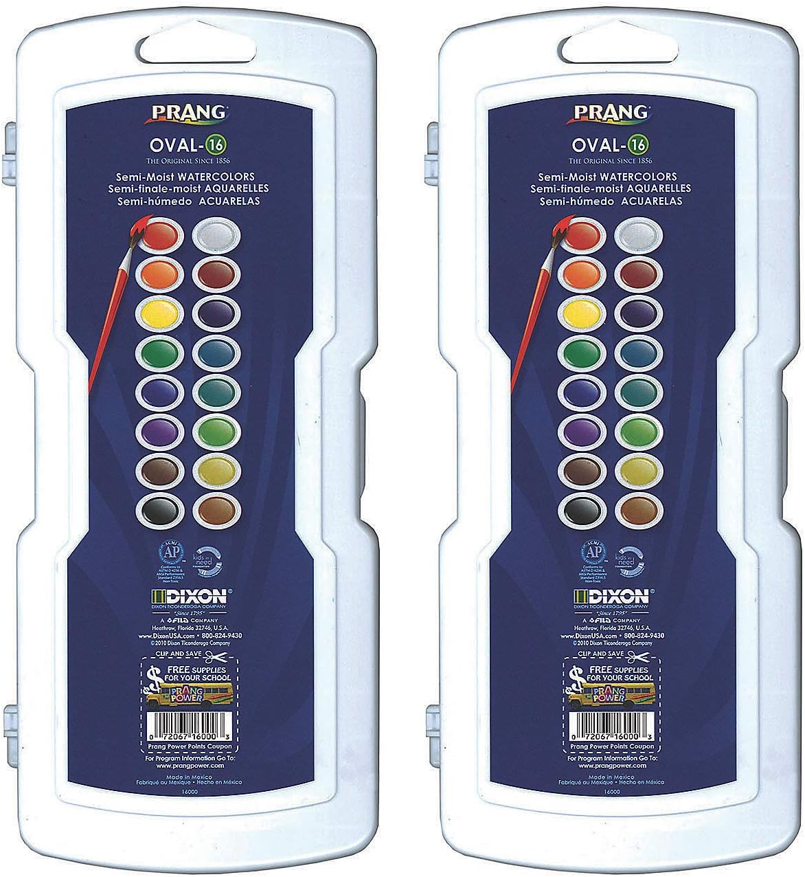 Washable Watercolour Oval Pan Set – 16 Colours - View #4