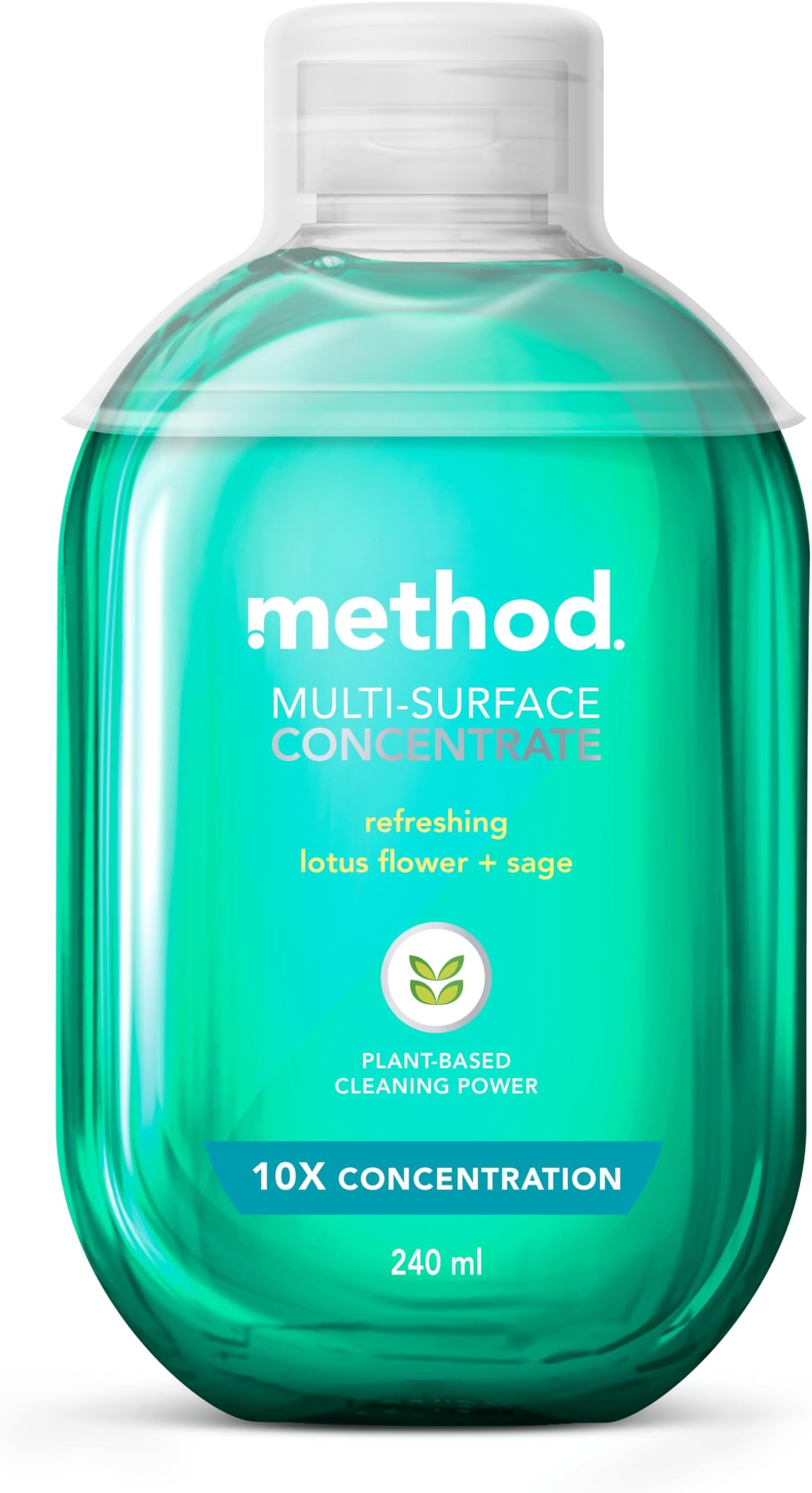 Method All Purpose Cleaner, Concentrated, Refreshing, Lotus Flower and Sage, 240ml