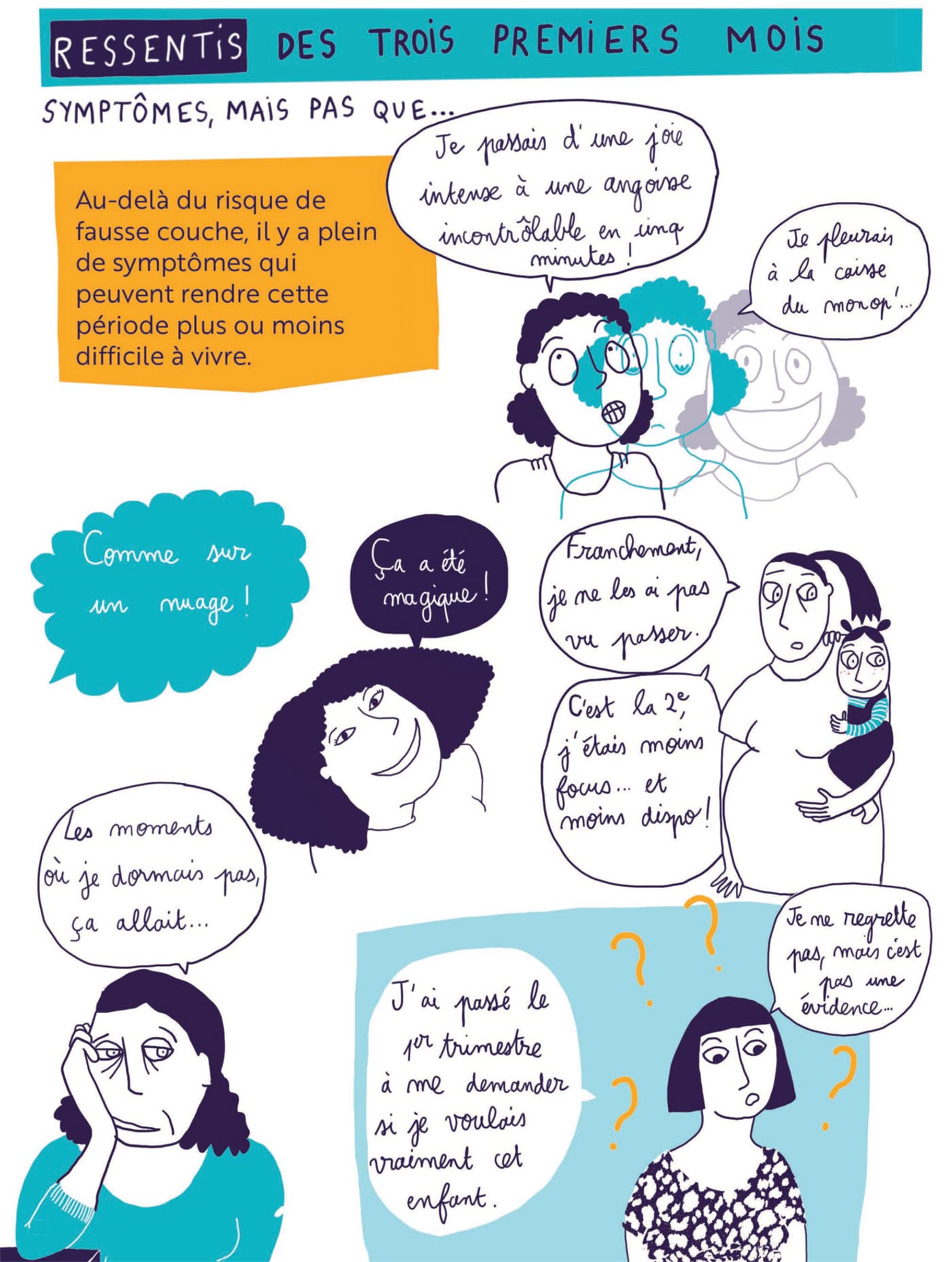 Grossesses plurielles - Histoires de (futurs) parents: Des témoignages vivants et illustrés pour mettre en lumière les vérités plurielles de la grossesse