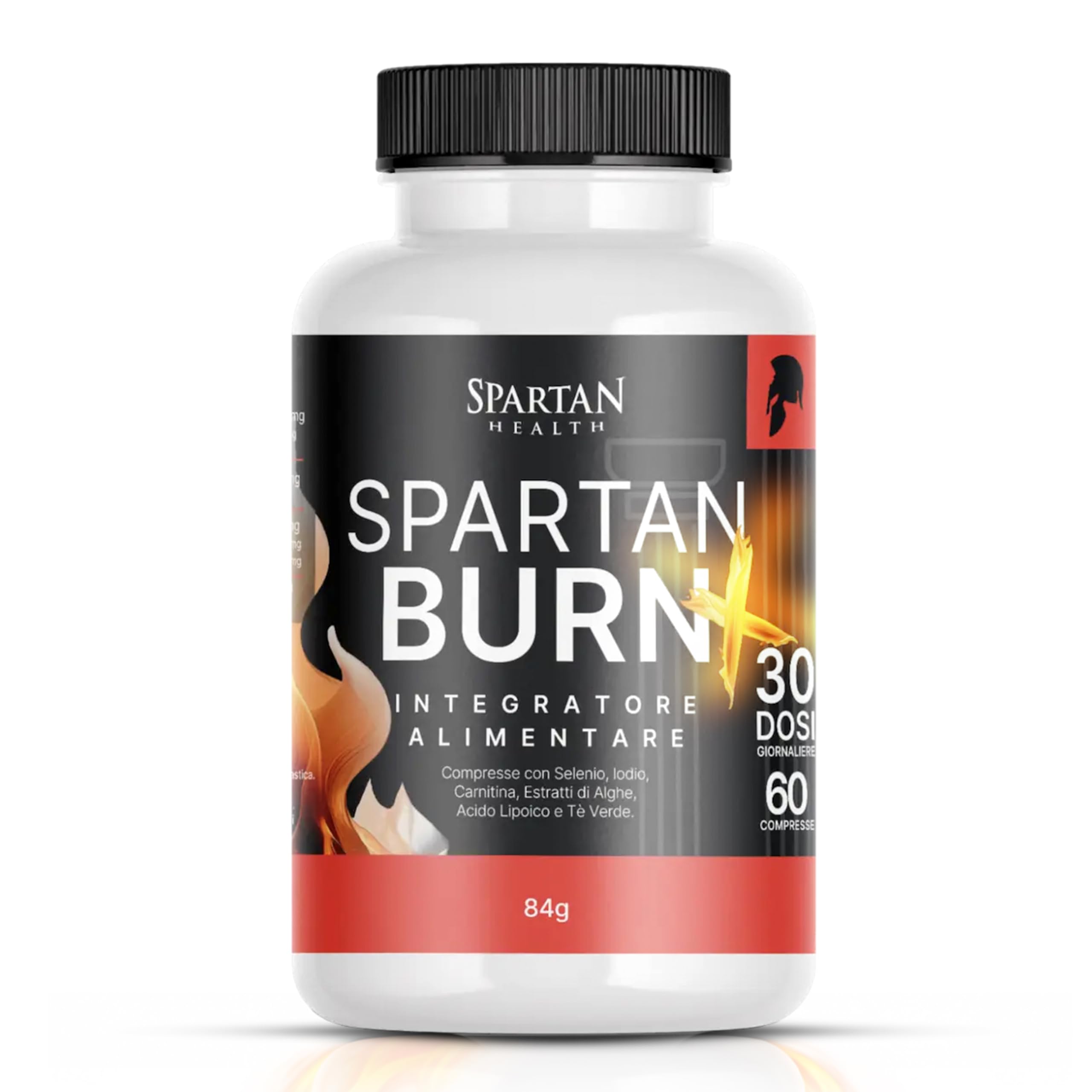 Spartan Burn Plus - Integratore per il Metabolismo Energetico con Alga Kelp e Ye