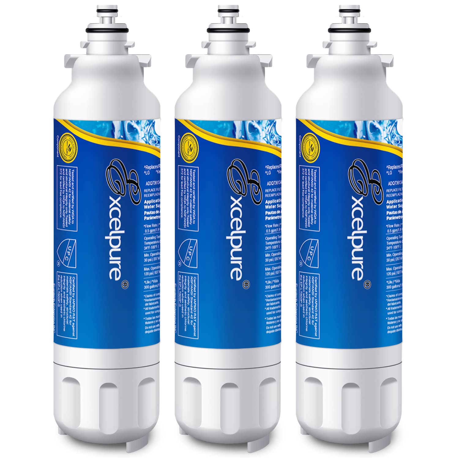 ADQ73613401 Replacement for LG LT800P, ADQ73613402, ADQ736134, ADQ73613408, Kenmore 9490,46-9490, 3PACK, LMXS30776s, LSXS26326S, LSXS26366S, LSXS26366D, LMXC23746S, LMXC23746D, RWF3500A