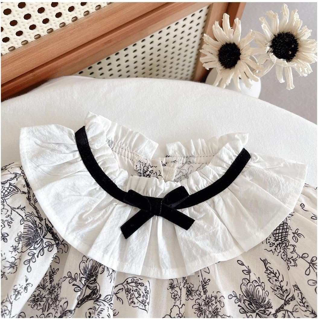 新款简约休闲风婴儿秋季套装女宝宝花边蝴蝶结长袖上衣+三角包屁裤两件套,适合日常生活,派对穿搭,舒适方便 - Image 4