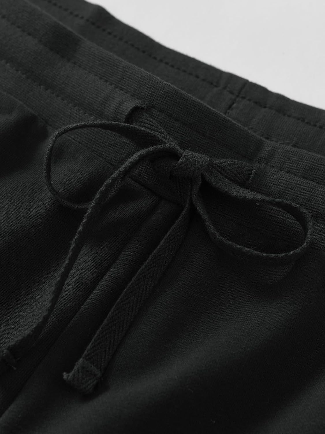 Weintee Women's Plus Size Petite Open Bottom Sweatpants with Pockets - Image 4