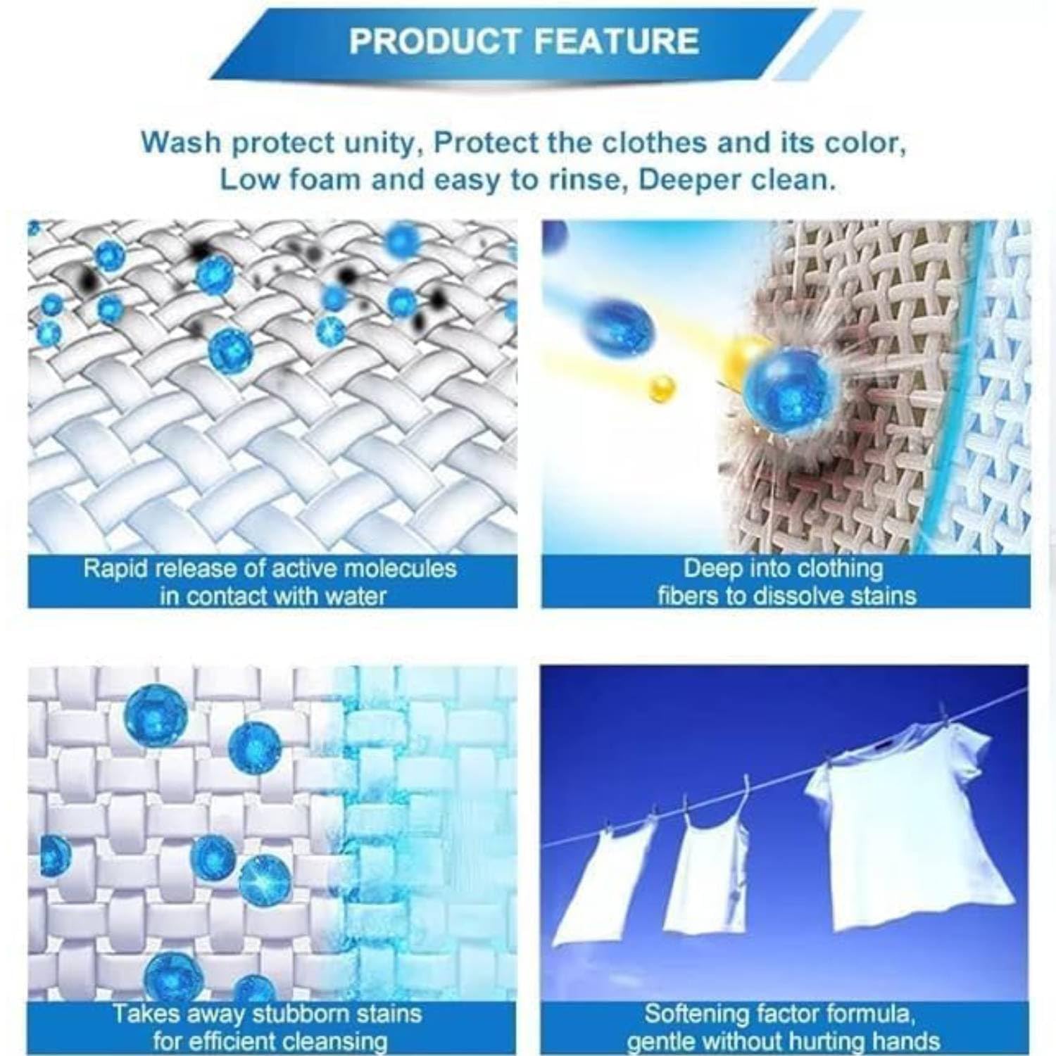 BELARO 5 In 1 Laundry Detergent Soap Pods, Anti-Winding Washing Machine Balls, Reusable Soft Silicone Washing Balls, Alternative for Quick Washing Machines, Laundry Balls Scrubbing Balls (8) 1