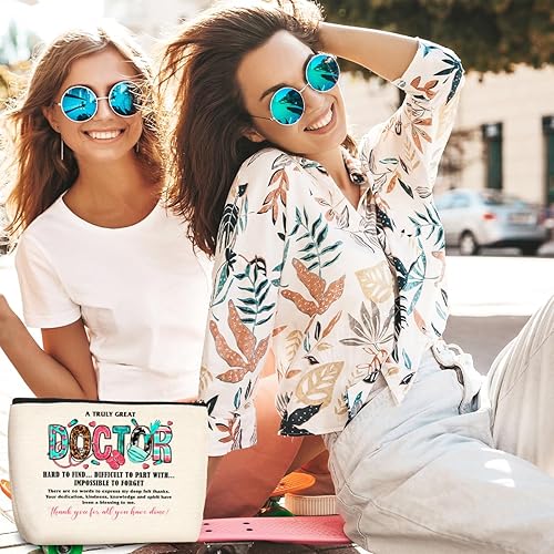 Miniatura 5 de Regalos positivos para enfermeras, bolsa de cosméticos, regalos de asistente médico, regalos de jubilación, bolsa organizadora de maquillaje,