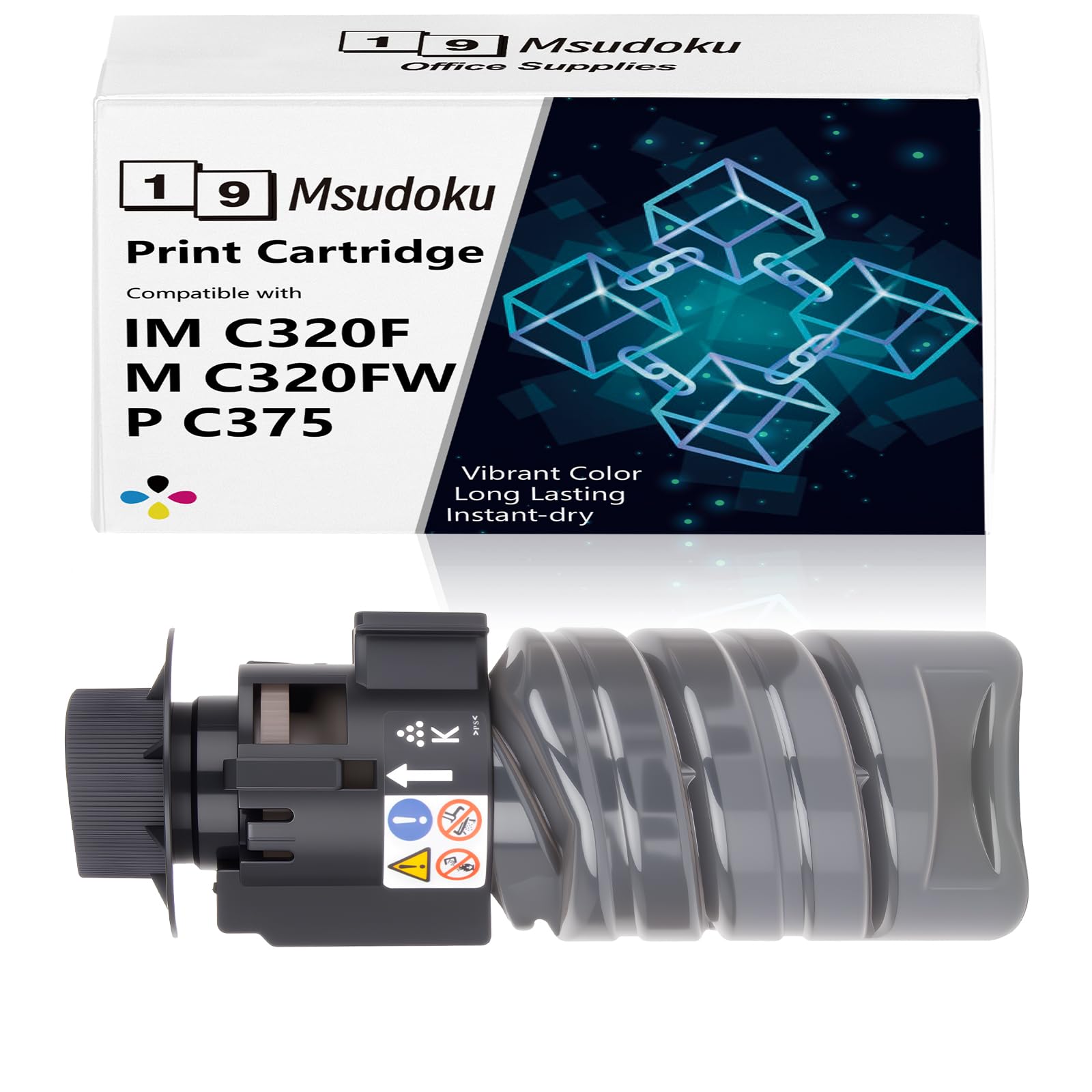 Amazon.co.jp: Msudoku IM C320F IMC320F ブラックトナーカートリッジ
