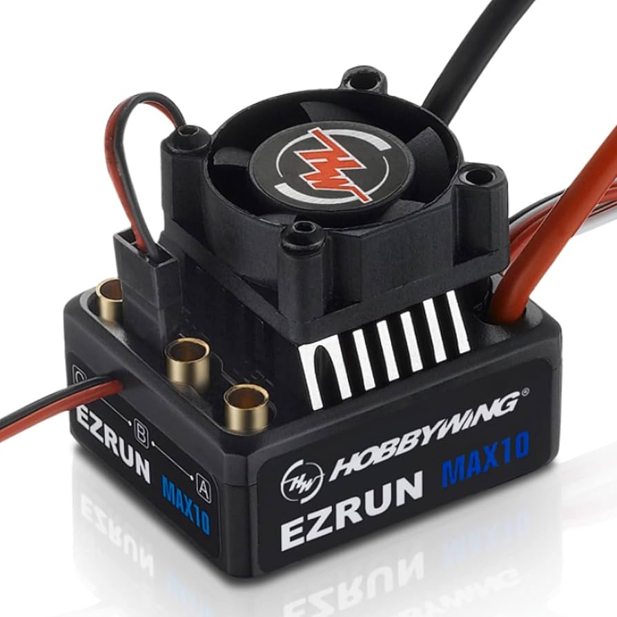 Amazon.com: Hobby Wing 38010204 Ezrun Max10 ESC with 3652SL
