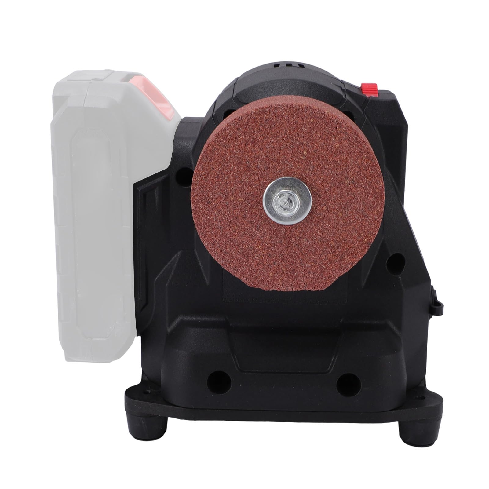 Pulidora de Amoladora de Banco Inalámbrica, Mini Lijadora de Banco, 6 Engranajes, Velocidad Ajustable con Motor de Cobre de 100 W y 2 Muelas para Metal, Madera, Joyería, Pulido,