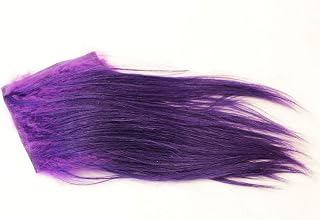 Tigofly 2 pcs/lot 8X8cm 10 Colors Goat Hair Fur 15-20cm Length Streamers Fly Tying Fur Materials